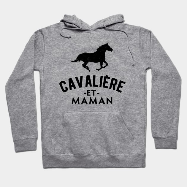 Maman cheval cavalière Hoodie by Mr Youpla